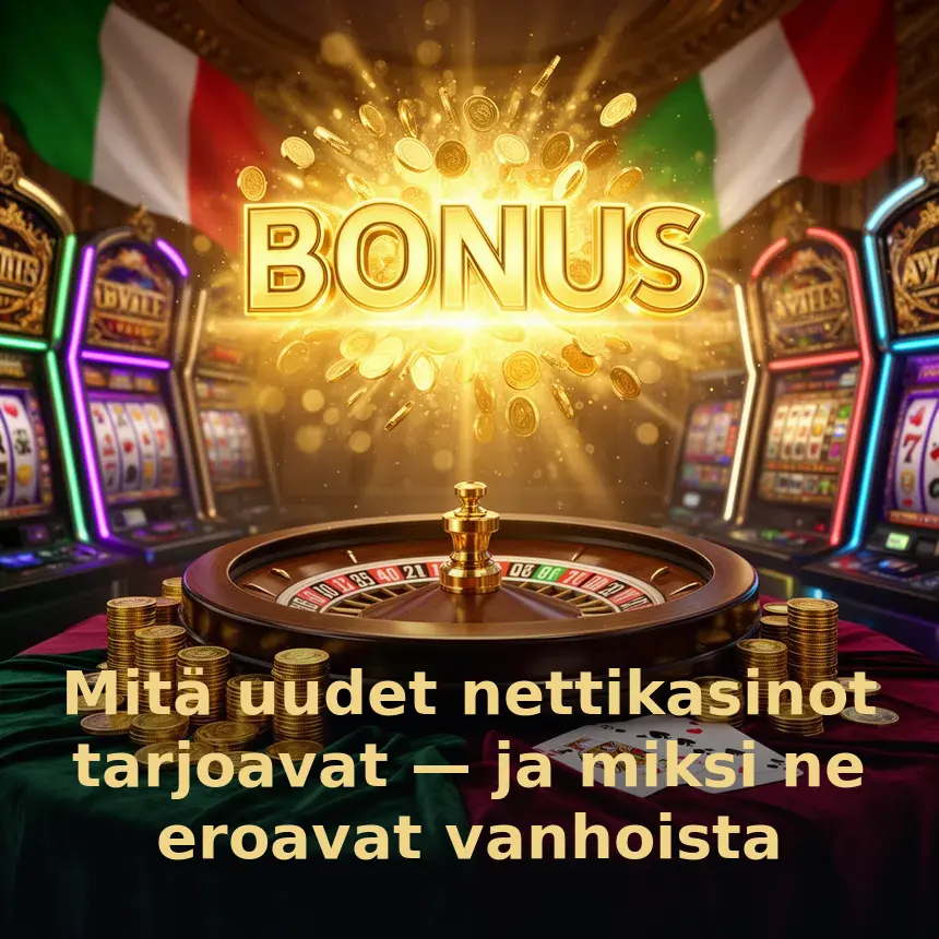 Mitä uudet nettikasinot tarjoavat — ja miksi ne eroavat vanhoista